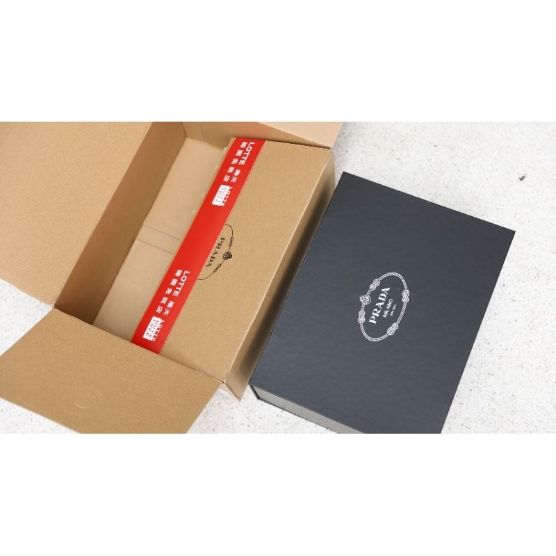 Balo nữ thời trang Pra.da  sz26*30cm đen vài dù thấm nước fullbox nam châm 2 lớp nguyên seal