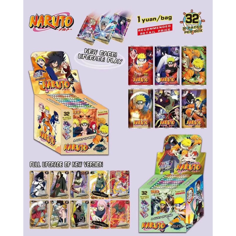 Sỉ thẻ bài naruto bản mới 2023