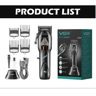  Tông Đơ Cắt Tóc VGR 653 V-653 Động Cơ Từ Tính Professional Hair Clipper Hair Trimmer Cordless 
