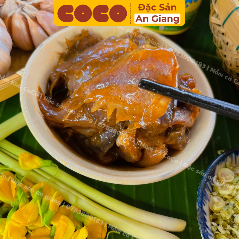 Mắm Cá Sặc Đặc Sản Châu Đốc An Giang Hũ 500g, Mắm Chưng Nhà Làm Loại Ngon, Mắm Cá Cơ Cơ