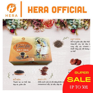 Trà Gạo Lứt Hạt Chia HERA MẪU MỚI