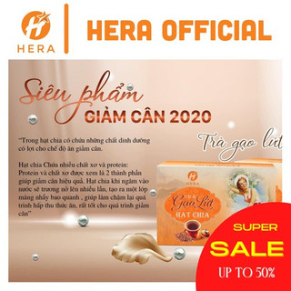 Trà Gạo Lứt Hạt Chia HERA MẪU MỚI