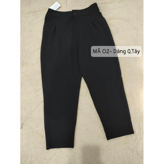 Quần lưng thun + khoá kéo dáng giả tây
