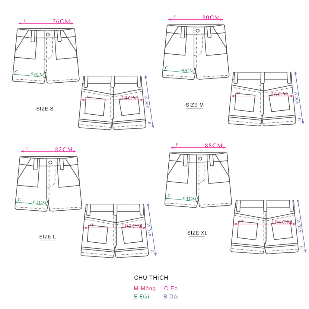 Quần short kaki vải co dãn phong cách Hàn Quốc