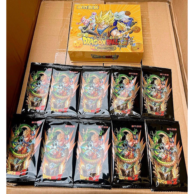 Đồ chơi hộp thẻ bài nhân phẩm dragon ball 7 viên ngọc rồng 10gói