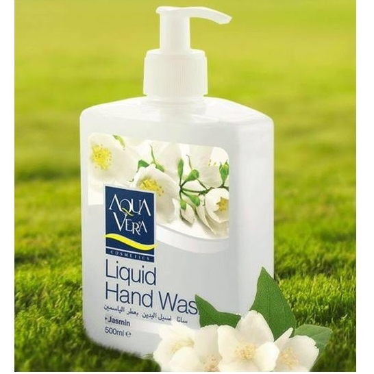 Nước rửa tay dưỡng da AquaVera hương hoa nhài dễ chịu 500ML