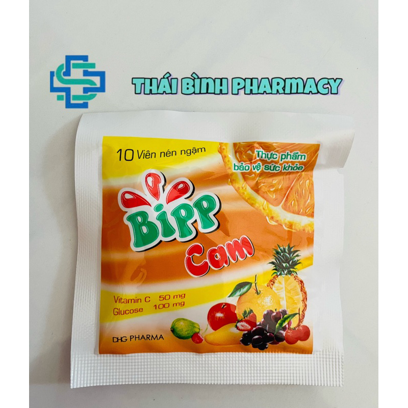 kẹo cam Bipp C - gói 10v