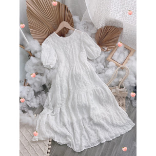 Đầm doll trắng + đầm 2 dây bên trong - Chitchitstore
