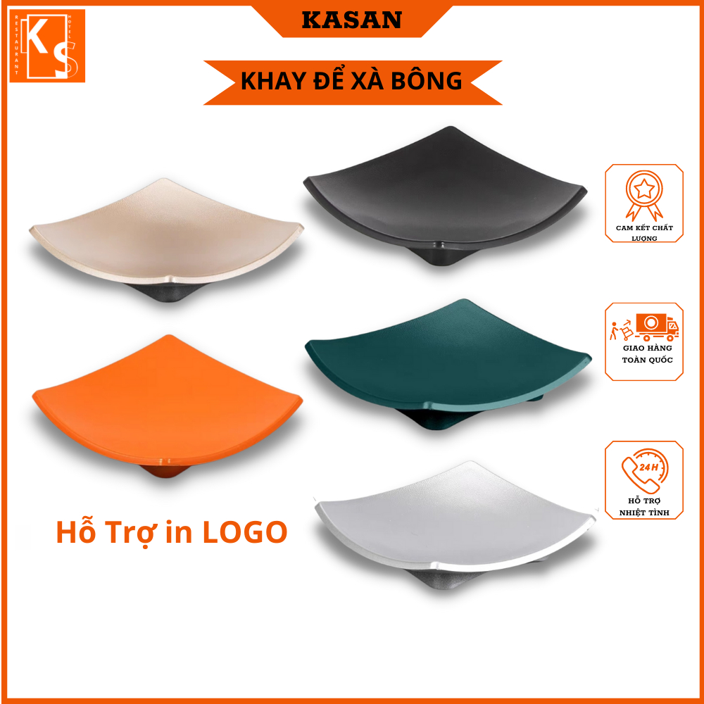 Khay đựng xà bông cho khách sạn homestay,resort, chất liệu nhựa ABS chống cháy. kích thước 9x9cm | BigBuy360 - bigbuy360.vn