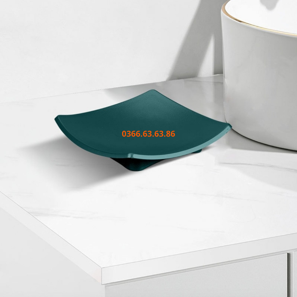 Khay đựng xà bông cho khách sạn homestay,resort, chất liệu nhựa ABS chống cháy. kích thước 9x9cm | BigBuy360 - bigbuy360.vn