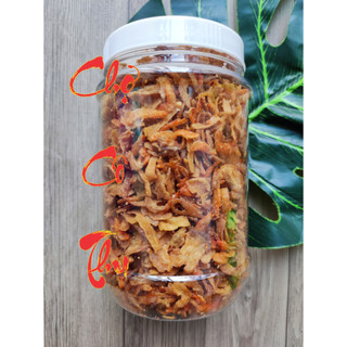 200g muối tôm hành phi thượng hạng ăn kèm bánh tráng phơi sương | Chợ Cô Thu