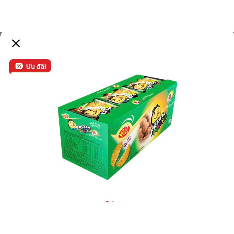 BÁNH KHOAI TÂY WIN WIN NHẬP KHẨU MALAY 600GR