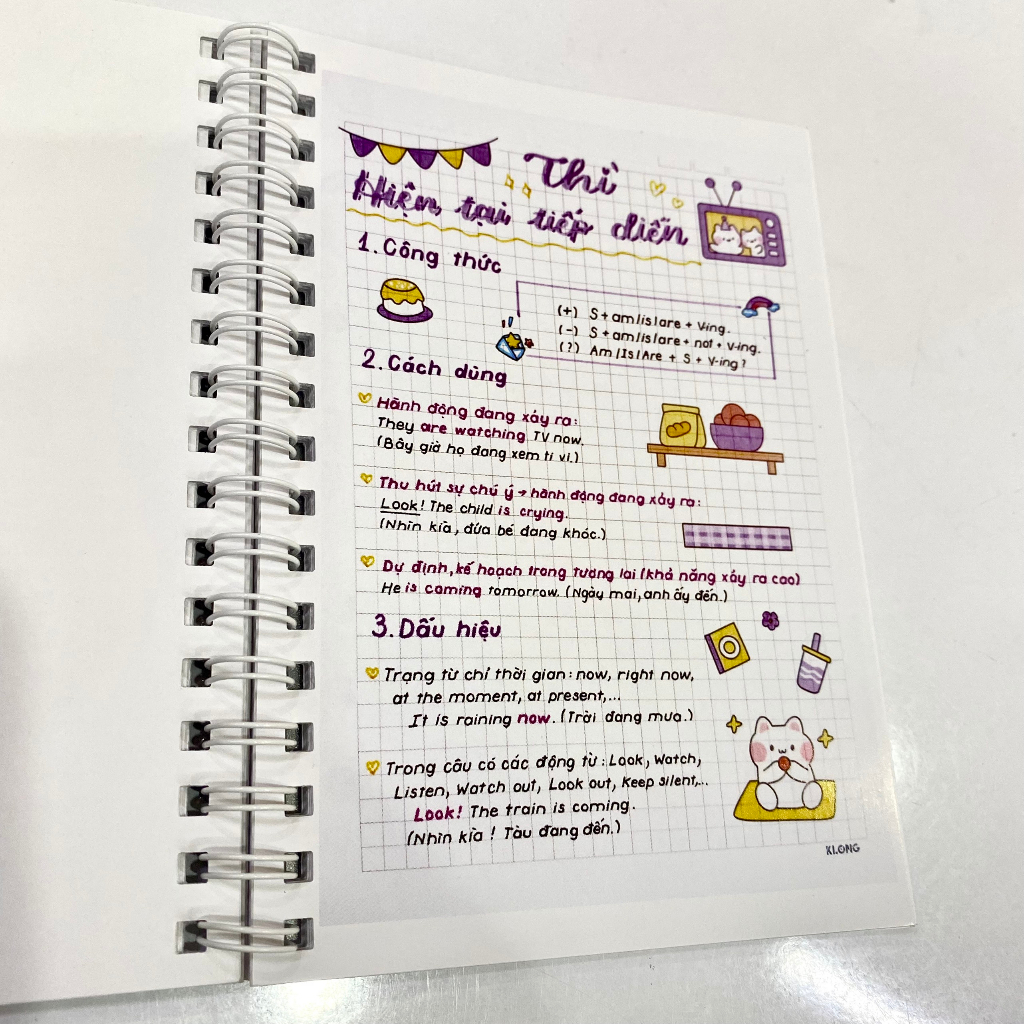 Sách-Combo 3 sổ Takenote Văn Toán Anh Lớp 9 tổng hợp kiến thức, sổ tay ghi chú lò xo xoắn trang trí sticker dễ thương