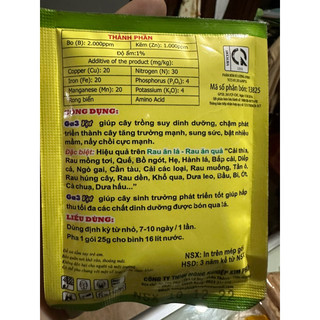 [MUA 5  tặng 1] Phân bón GA3 VỌT ĐỌT