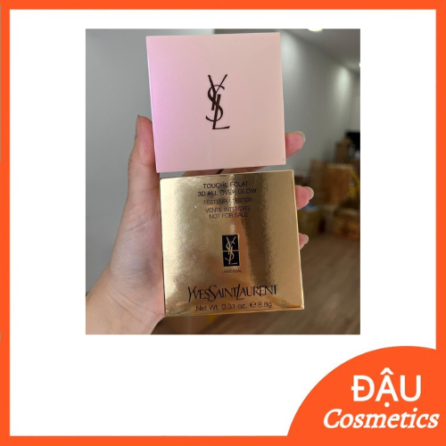Phấn phủ kiêm phấn bắt sáng YSL Touche Eclat 3D All Over Glow Powder giúp lớp nền mịn màng và bến màu 8.8g