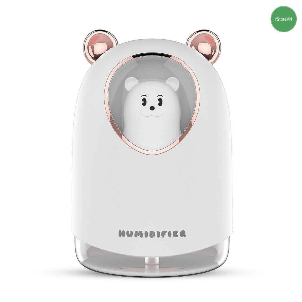 Máy phun sương mini, Máy Xông Tinh Dầu Mini Hình mèo, Làm sạch Không khí, Trang trí đẹp mắt Siêu Cute Hàng Công Ty