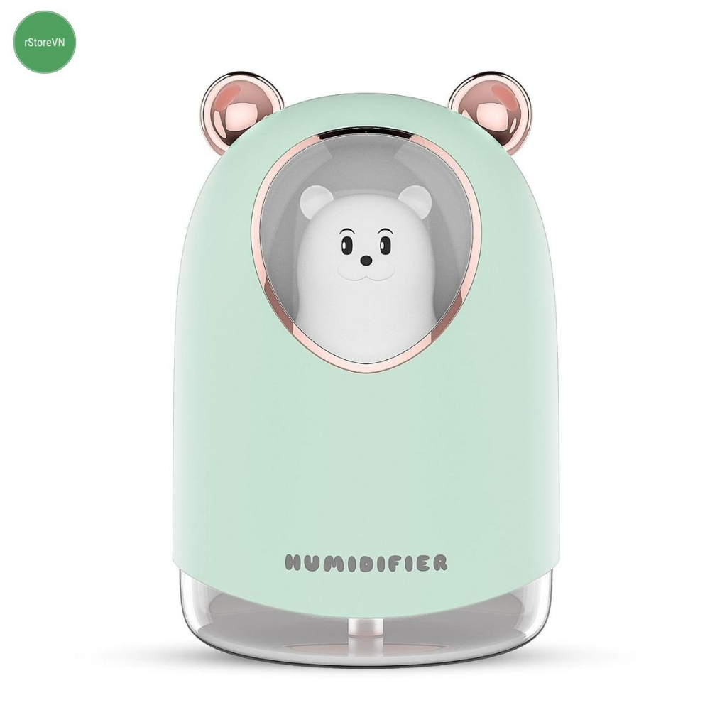Máy phun sương mini, Máy Xông Tinh Dầu Mini Hình mèo, Làm sạch Không khí, Trang trí đẹp mắt Siêu Cute Hàng Công Ty