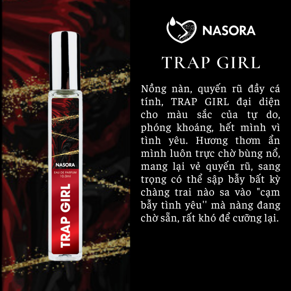 [TRAP BOY - TRAP GIRL] Combo Nước Hoa Hương Thơm Cuốn Hút, Ngọt Ngào, Mê Đắm Chai 10ml