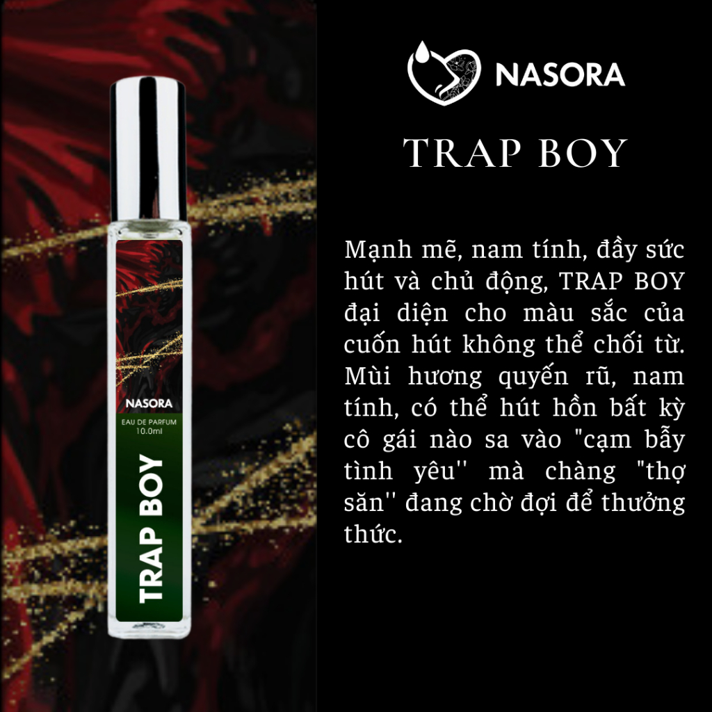 [TRAP BOY - TRAP GIRL] Combo Nước Hoa Hương Thơm Cuốn Hút, Ngọt Ngào, Mê Đắm Chai 10ml