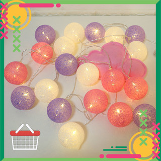[LD11] Đèn trang trí 💝🎁 [SIÊU ĐẸP] 💝🎁 đèn led trang trí kiểu sợi thủ công hình tròn