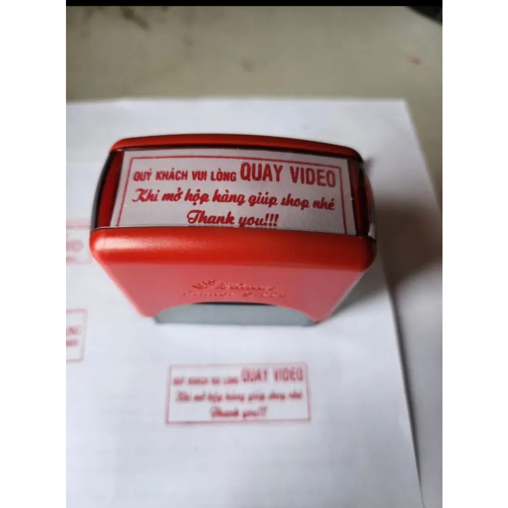 Con dấu Quay Video trước khi mở hàng, Con dấu Hàng Dễ Vỡ Xin Nhẹ Tay