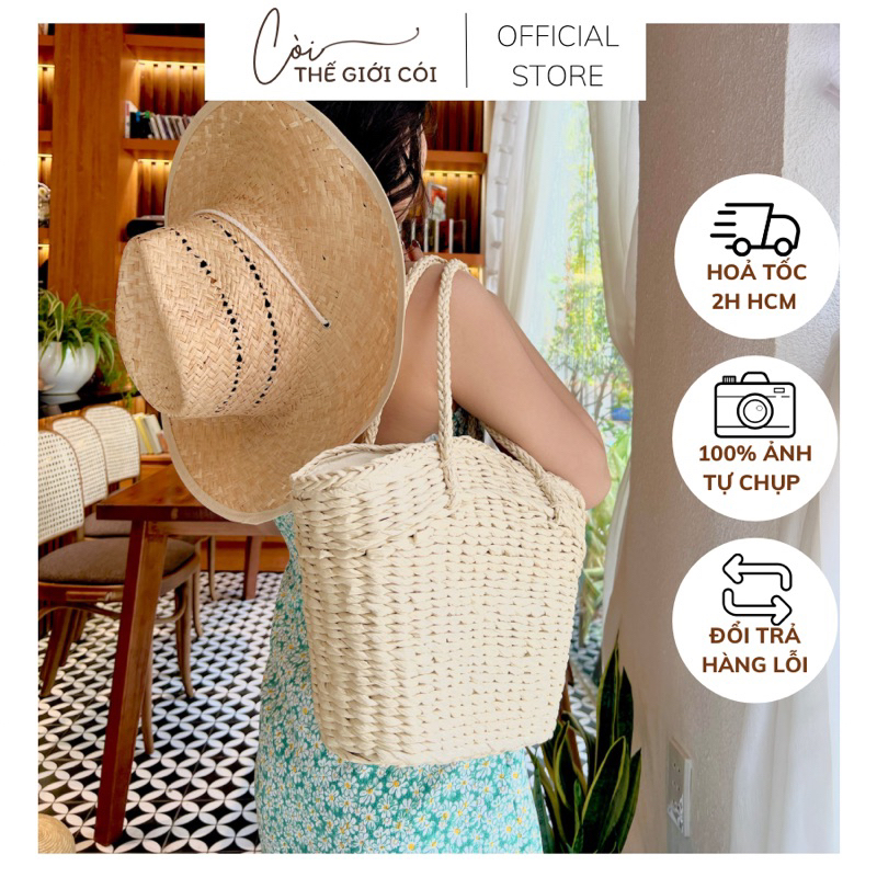 Nón CB viền đan kiểu - Đen nc140