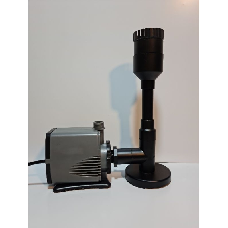 Combo bơm atman  + hút váng mặt + hút phân đáy kiểu đứng màu đen