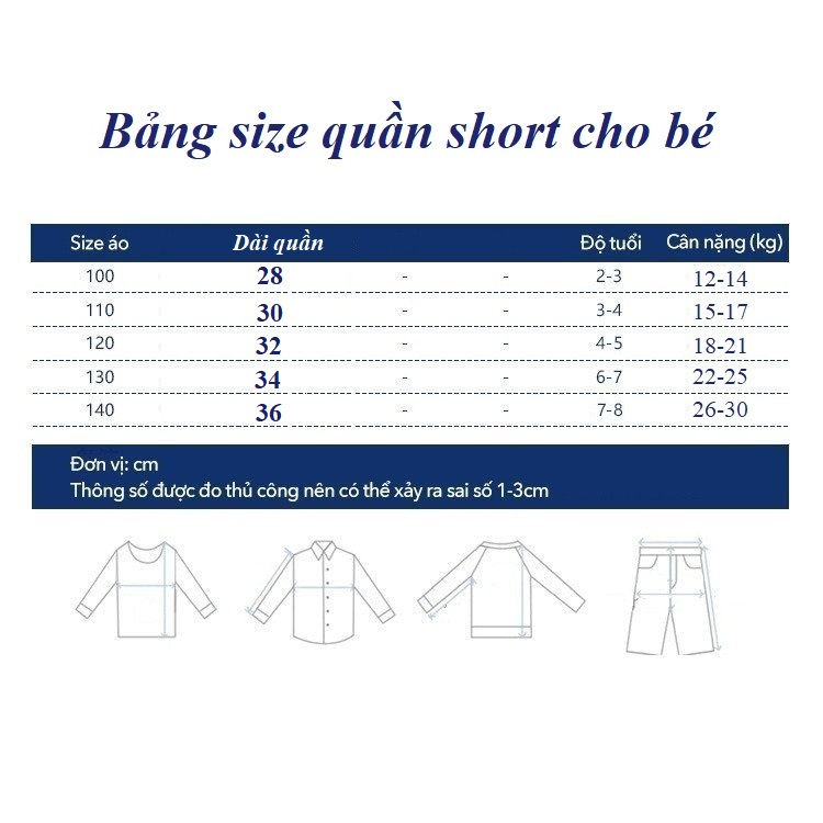 Quần short đùi bé trai mùa hè hoạt tiết đáng yêu đi biển chất cotton mền mịn SKIDS