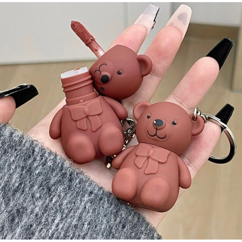 Son móc khóa gấu