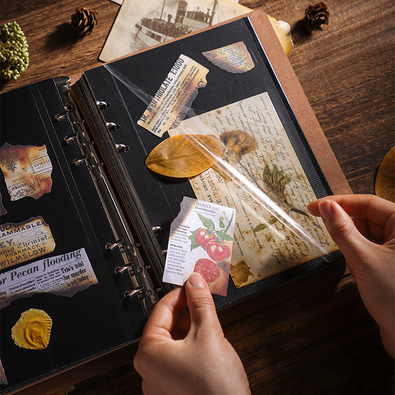 Album ảnh bìa da Vintage dán ảnh đa dạng kích thước 3x4, 4x6, 6x9, 9x12, 10x15