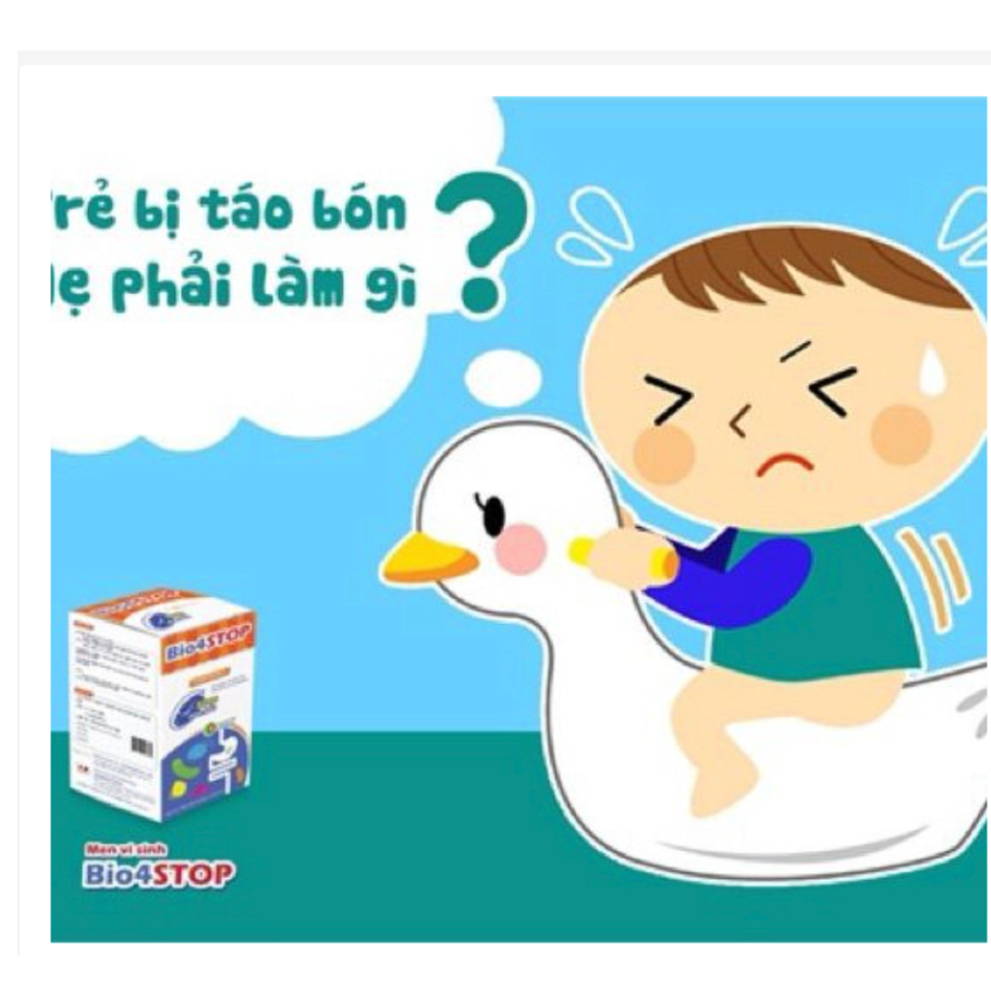 Bio4STOP - Men vi sinh giúp bé tiêu hóa tốt - giảm táo bón, tiêu chảy,phân sống