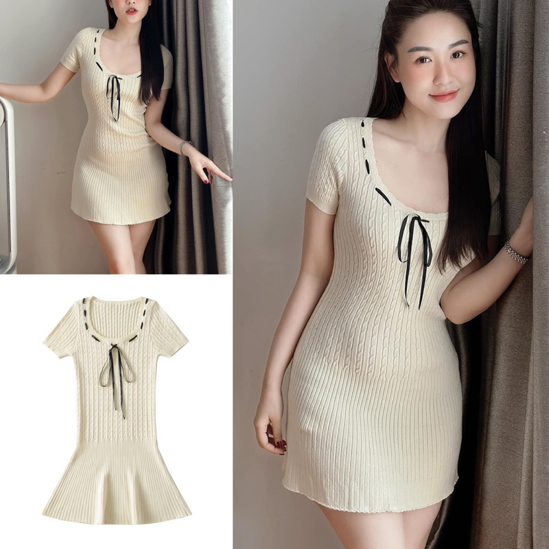 Order 15 ngày-Đầm thun len #1274