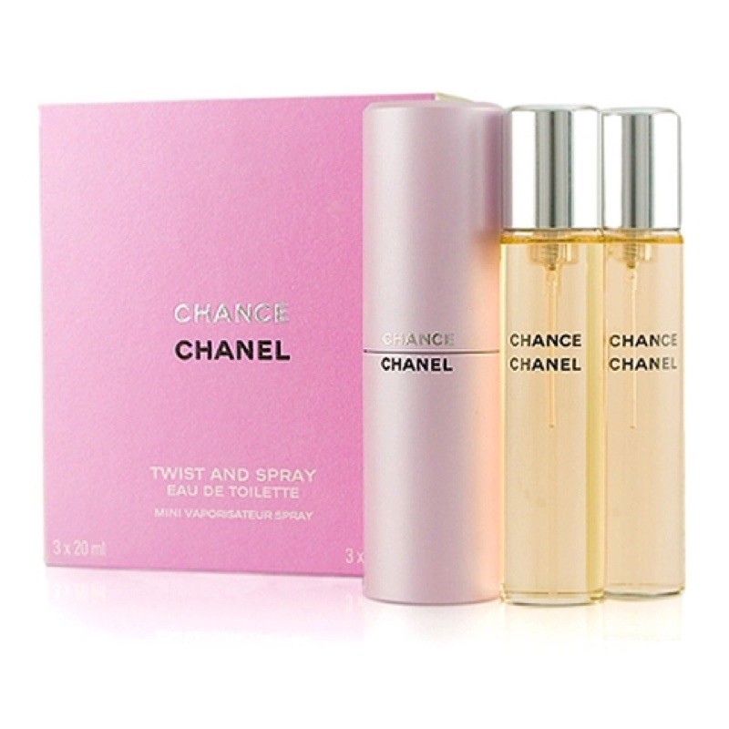 Nước hoa 𝐂𝐡𝐚𝐧𝐞𝐥 𝐂𝐡𝐚𝐧𝐜e 𝐄𝐃𝐓 𝟑 𝐱 𝟐𝟎 𝐦𝐥 60ml.Nước vàng