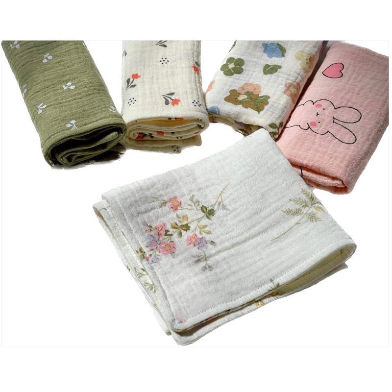 COMBO 10 KHĂN SỮA - 3/4/5 YẾM XÔ MUSLIN CHO BÉ