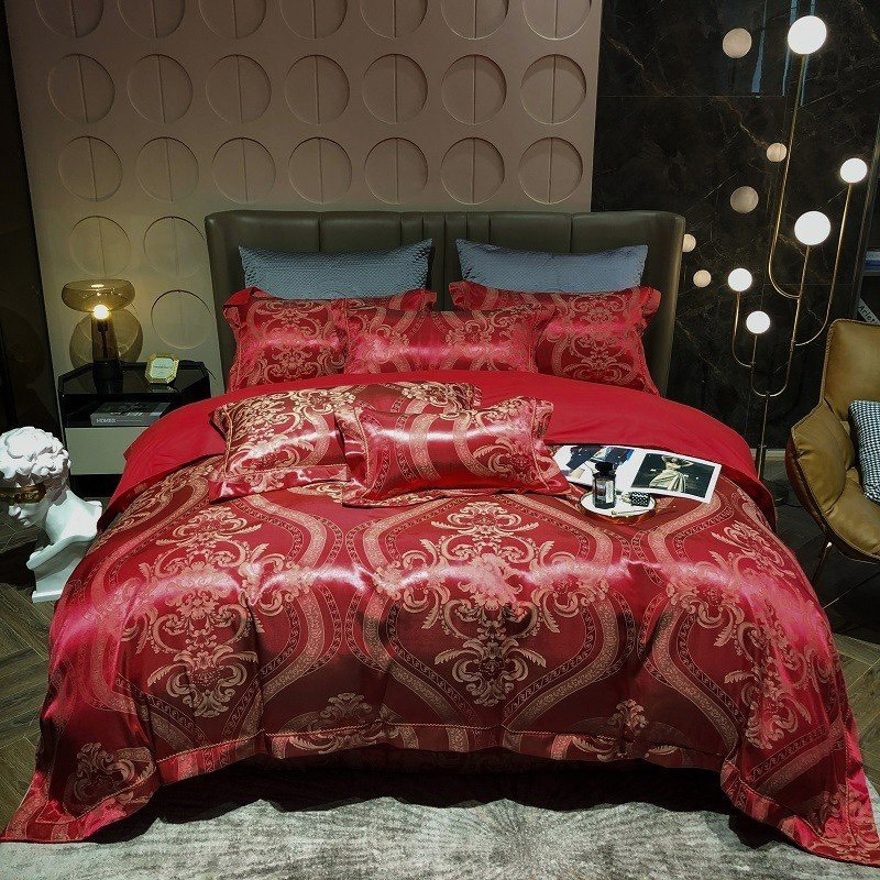 Bộ chăn ga Lụa Gấm Hoàng Gia 4 món đóng hộp