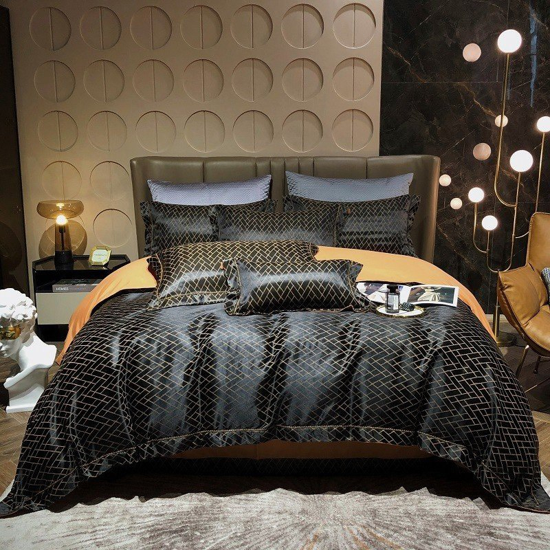 Bộ chăn ga Lụa Gấm Hoàng Gia 4 món đóng hộp