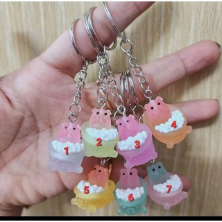 móc khóa con vật dễ thương có phát quang