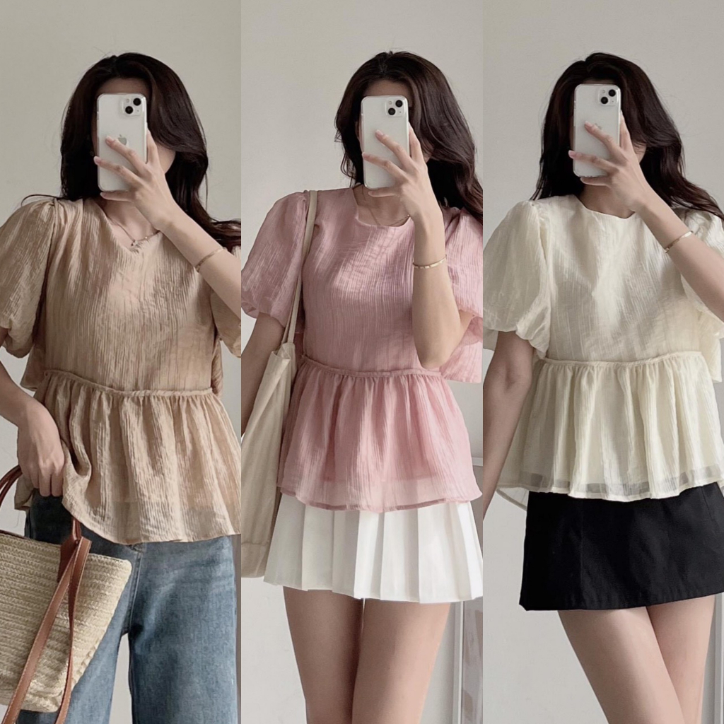 Áo Kiểu Chất Tơ Ly Vạt Lưng - Retrostyle - Aotolyvatlung860_P2K1