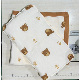 GỐI [LÓT ĐẦU] XÔ MUSLIN CHO BÉ SƠ SINH