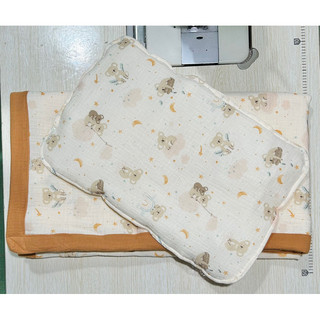 GỐI [LÓT ĐẦU] XÔ MUSLIN CHO BÉ SƠ SINH