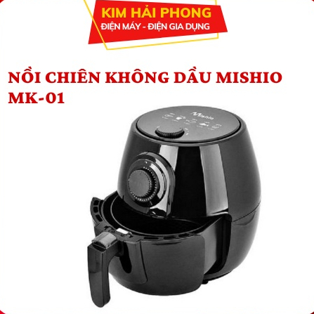 Nồi chiên không dầu MISHIO MK-01 bếp chiên nướng đa năng, giảm dầu mỡ 3.8 lít