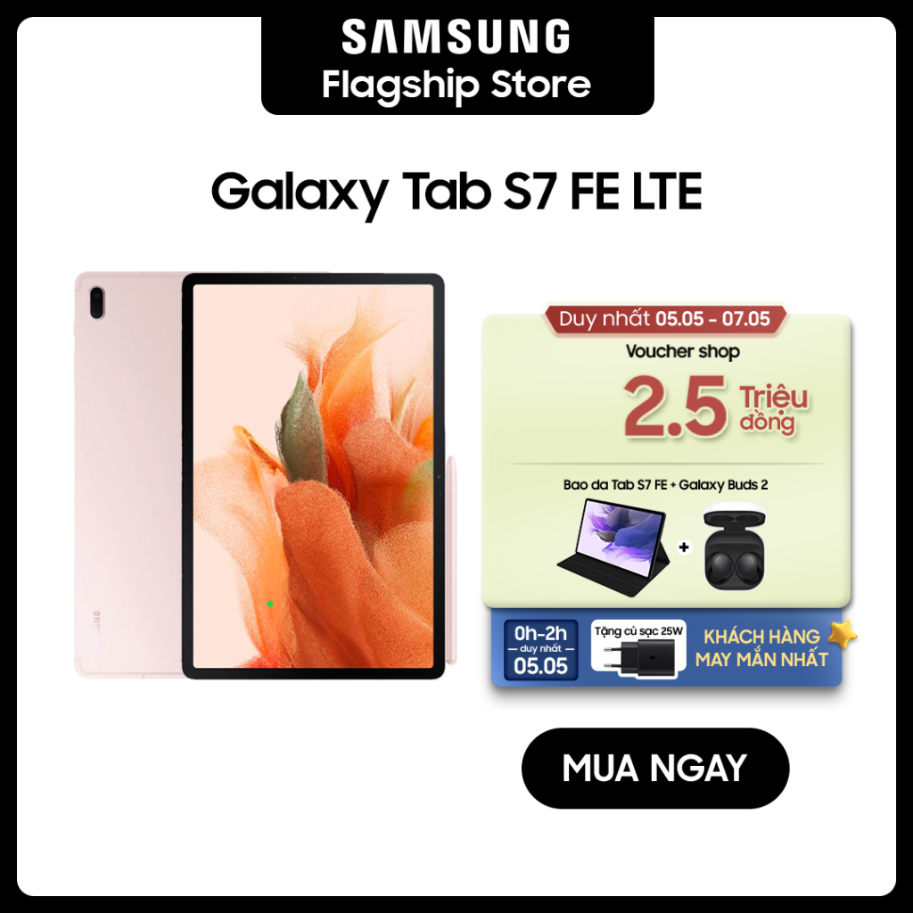Máy tính bảng Samsung Galaxy Tab S7 FE (4GB/64GB)