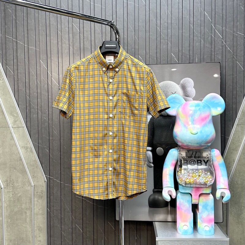 🎊 New Arrival💥Áo sơ mi nam ʙᴜʀʙᴇʀʀʏ hoạ tiết sọc bé