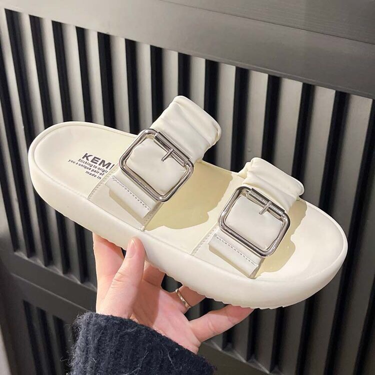 Dép Lê Nữ 2 Khoá Điệu Đà - Sandal Nữ Xinh Phối Đồ Đi Biển Siêu Sang - PinkOri