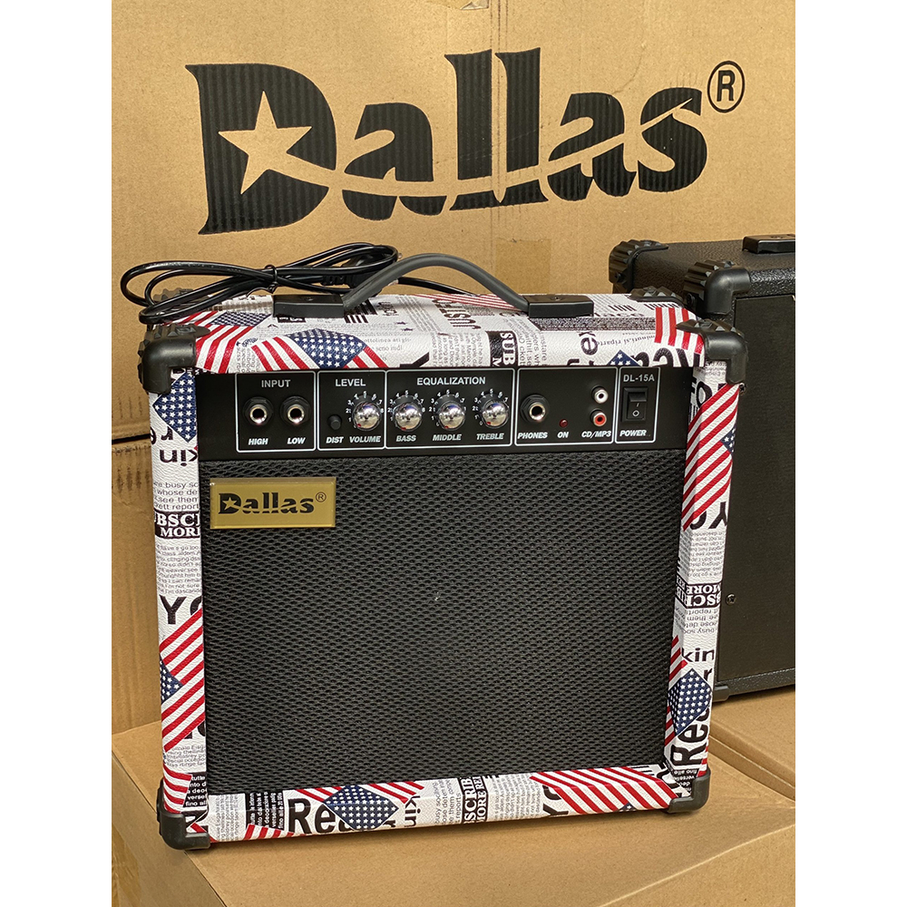 Amplifier Dallas DL15A Dành Cho Đàn Guitar Điện