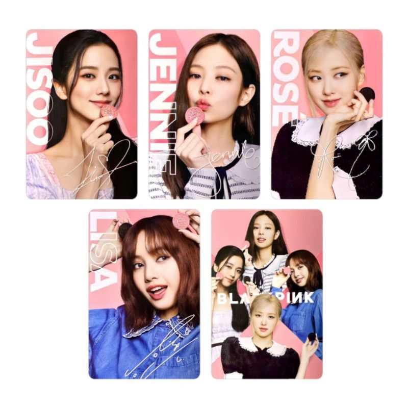 Lomocard BLACKPINK collad với OREO