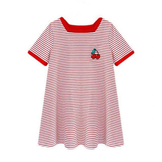Váy thun Cherry xuất hàn cho bé gái