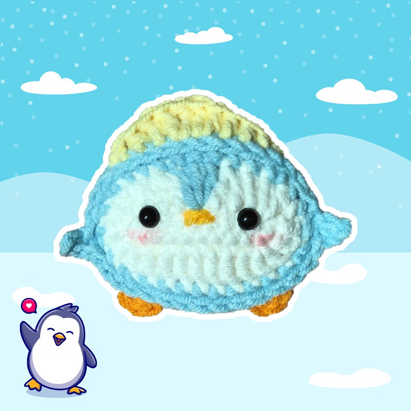 Kẹp tóc cánh cụt nhiều màu đáng yêu dành cho bé gái