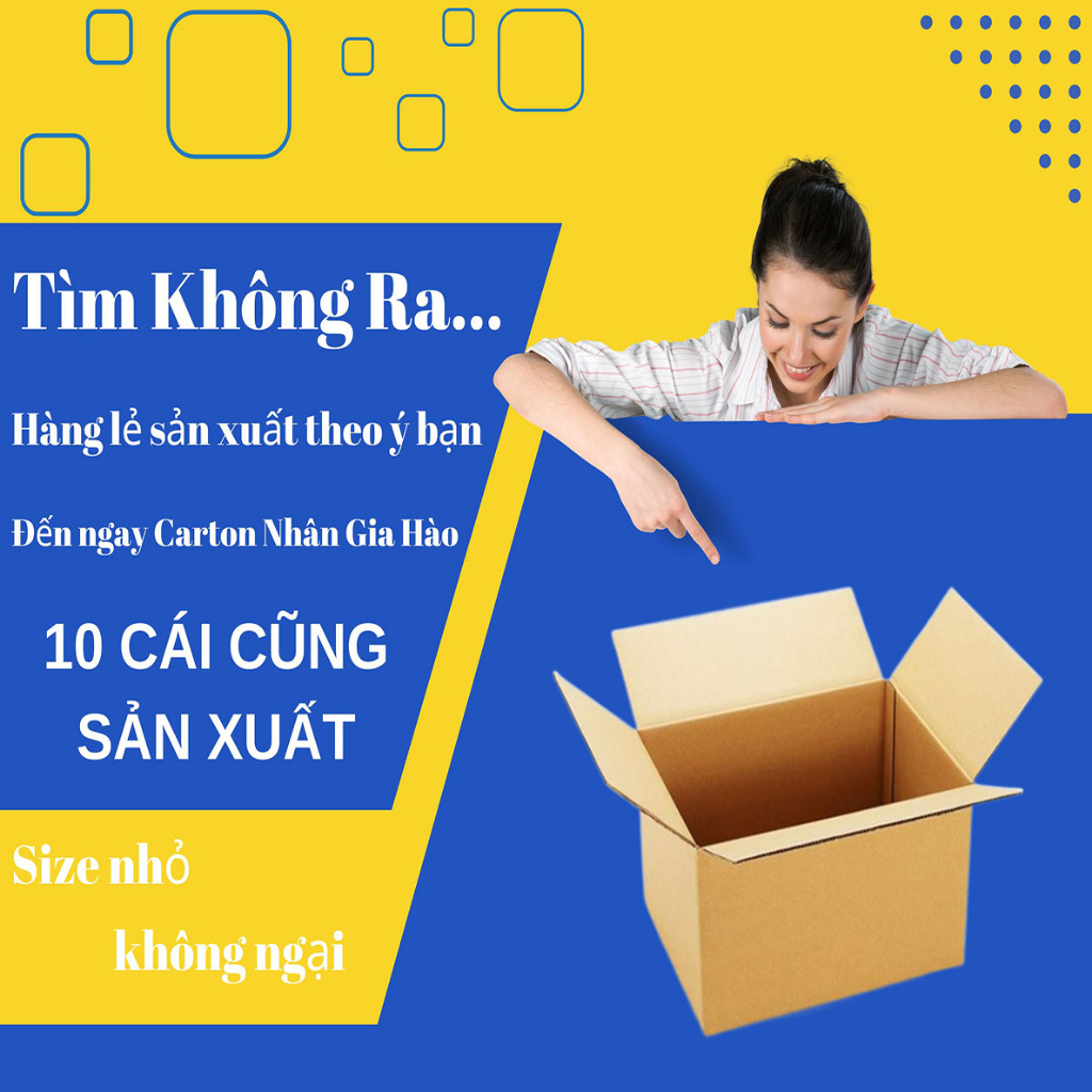 Thùng Carton 60x50x40cm lớn giá rẻ  60x40x40