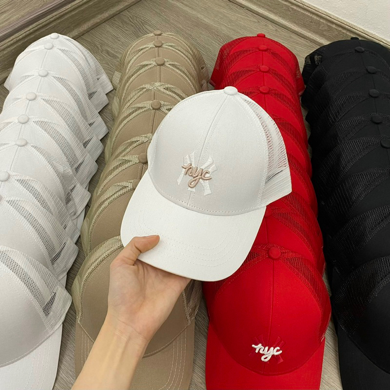 Mũ lưỡi trai NYC cho bé trai dòng đại phần sau phối lưới rất thoáng size từ 6-16 tuổi